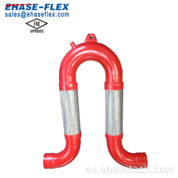 Manguera de bucle sísmico U Flex Fire Loop